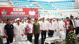 Dukungan Polri Untuk Olahraga di Bali, Wakapolda Bali Hadiri Penutupan Porprov Bali XVI/2025