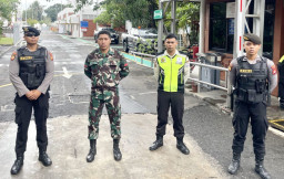 Sinergi TNI-Polri, Patroli Gabungan Perketat Keamanan di Objek Vital Bandara Ngurah Rai