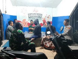 Polsek Purwodadi Gelar Patroli Pos Kamling, Warga Diminta Tetap Jaga Kamtibmas