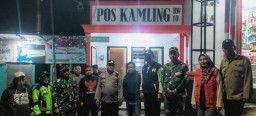 Giat Rutin Patroli Gabungan Polsek Prigen Gandeng TNI, Satpol PP, dan Linmas  Wujudkan Situasi Aman Kondusif