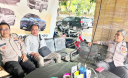 Polres Bandara Sambangi Sopir Taksi, Ajak Bersinergi Jaga Kondusifitas dan Layani Penumpang Dengan Baik