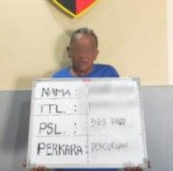 Seorang Pria Diamankan Tim Opsnal Polsek Dentim Usai Curi HP 