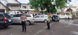 Polres Bandara Amankan Ibadah Minggu di Gereja Ekklesia Ngurah Rai