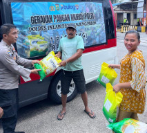 Polres Pelabuhan Tanjung Priok Salurkan 2,5 Ton Beras Murah ke Masyarakat dan Pengguna Jasa Pelabuhan
