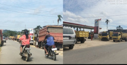 Antrian Solar di SPBU Samalantan Bikin Macet, Polisi Belum Tampak di Lokasi