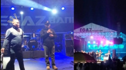 Syukuran Pesta Perak Pernikahan & Ulang Tahun Cucu, Kurnadi dan Asmawarni Suguhkan Hiburan Rakyat Bersama Egaz Band