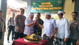 Puri Agung Ubud dan Peliatan Hadiri Syukuran HUT TNI ke-80 di Koramil 1616-02/Ubud