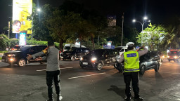 Listrik Padam di Bandara Ngurah Rai Sebabkan Kemacetan, Polisi Lakukan Pengaturan Arus Kendaraan