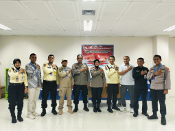 Kolaburasi Polres Pasuruan dan Satpam Mengadakan Donor Darah Dalam Rangkan HUT Satpam Ke-45