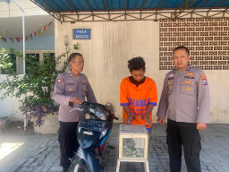 Polsek Kenjeran Amankan Pencuri Kotak Amal di Mushola Al Muwahhidin  Surabaya 