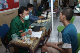 Hari Terakhir Pemeriksaan TBC, Lapas Kelas I Madiun Pastikan Seluruh Warga Binaan Jalani Skrining Kesehatan