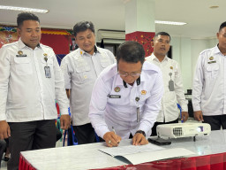 Lapas Narkotika Pamekasan Lakukan Penandatanganan Komitmen Bersama Jajaran Pemasyarakatan, Tegaskan Komitmen