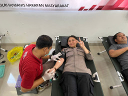 Polres Bandara Ngurah Rai Gelar Donor Darah Sambut Hari Jadi ke-74 Humas Polri: “Polri Humanis, Harapan Masyarakat