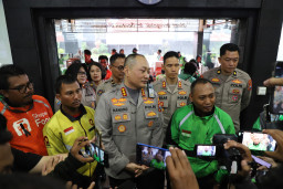 Sinergi Polresta Malang Kota Bersama Ojol Komitmen Jaga Kamtibmas