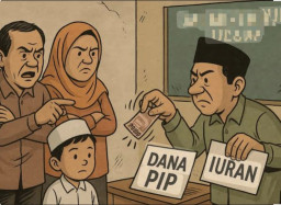Oknum Guru SDN SMP Desa Dusun Kecil Diduga Potong Dana PIP 100 Ribu Persiswa, Wali Murid Merasa di Intimidasi