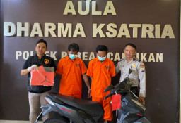 Polsek Pabean Cantikan, Berhasil Ringkus Komplotan Pencuri Motor Toko Listrik Jagalan Surabaya, Satu Pelaku Sempat Buron