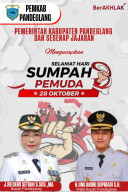 Bupati dan wakil Bupati Pandeglang Mengucapkan Hari Sumpah Pemuda 28 Oktober 2025