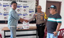 Kapolres Priok Penuhi Permintaan Warga, berikan bantuan CCTV Smart Camera, Perkuat Pengamanan. 