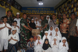 Kodim 0501/Jakarta Pusat Melaksanakan Kegiatan Cinta Anak Yatim Piatu. 