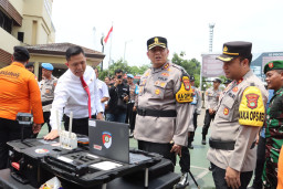 Polres Pelabuhan Tanjung Priok Gelar Apel Kesiapsiagaan Penanggulangan Bencana Alam