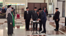 Enam Pejabat Eselon II Lingkungan Pemkab Bondowoso Resmi Dilantik