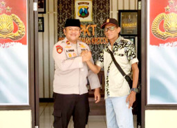 Kapolsek Taman Krocok Gandeng Awak Media untuk Ciptakan Situasi Kamtibmas yang Kondusif