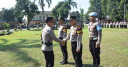 Kapolres Bondowoso Kukuhkan Perwira Samapta Guna Perkuat Pelayanan Publik dan Transformasi Polri PRESISI