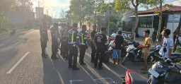 Patroli Gabungan Polres Sumenep Cegah Balap Liar 42 motor Tidak Sesuai Spektek Diamankan