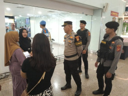 Kehadiran Polisi di Terminal Internasional Bandara Ngurah Rai Ciptakan Rasa Aman Bagi Wisatawan