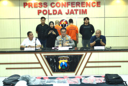 Polda Jatim Ungkap Sindikat Pencurian Bersenjata di Minimarket Lintas Provinsi
