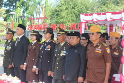 Kodim 1616/Gianyar Perkuat Jiwa Nasionalisme Melalui Upacara Napak Tilas Perjuangan