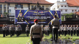 Operasi Zebra Agung  2025 Dimulai, Polda Bali Siap Ciptakan Kamseltibcarlantas yang Kondusif