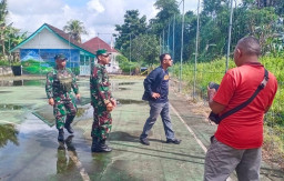 Letkol Kav Rizal Wijaya Kawal Penyiapan Lahan Koperasi Merah Putih di Banjar Purnadesa Siangan