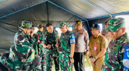 Danrem 052 Hadiri Latihan Kesiapsiagaan Banjir Bersama Kapolres dan Pemda Kabupaten Tangerang