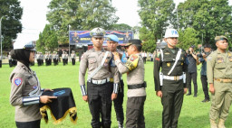 Polres Bondowoso Melaksanakan Apel Gelar Pasukan Operasi Zebra Semeru 2025 