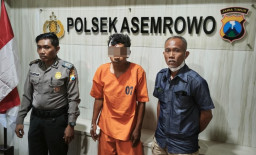 Unit Reskrim Polsek Asemrowo Amankan Residivis Pencuri Kompor di Greges Jaya
