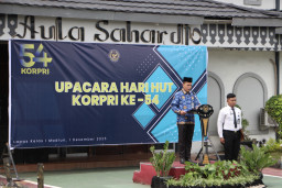 Serukan Integritas Profesionalisme, Lapas Kelas I Madiun Gelar Upacara Khidmat Peringatan Hari KORPRI