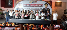 Polrestabes Surabaya dan Polsek Jajaran Berhasil Ungkap 43 Kasus Curanmor, 42 Tersangka Diamankan 