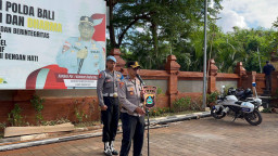 Apel Gelar Pasukan Imbangan Operasi Cipkon Agung 2025 di Polres Bandara Ngurah Rai, Tegaskan Kesiapan Jelang Nataru