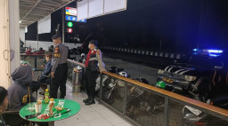 Patroli Atensi Malam Minggu, Polsek Dentim Sasar Titik Rawan Kamtibmas