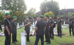 Dandim 1619/Tabanan Hadiri Ziarah dan Tabur Bunga Peringati Hari Juang TNI AD ke-80