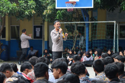 Kapolres Metro Tangerang Kota Gelar Mitigasi dan Silaturahmi Kamtibmas di SMK Voctech 1 Kota Tangerang