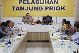 Polres Tanjung Priok Rakor Lintas Sektoral Cegah Kerawanan Kamtibmas-Macet Natal dan Tahun Baru