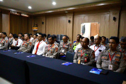 Jelang Dimulainya Operasi Lilin Agung 2025, Polres Bandara Ngurah Rai Laksanakan Lat Pra Ops