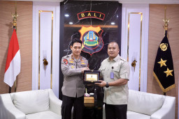 Verifikasi Lapangan Ops Lilin 2025 di Bali, Tim Kedeputian I Kantor Staf Kepresidenan Diterima Langsung Kapolda Bali