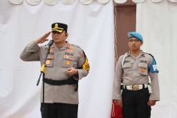 Kapolres Tanjung Priok Pastikan Kesiapan Posko Operasi Lilin Jaya 2025