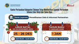 Kantor Pertanahan Kabupaten Tabanan Tetap Berikan Layanan Pertanahan Selama Libur Natal 2025 dan Tahun Baru 2026