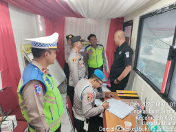 Sipropam Polres Pelabuhan Tanjung Priok, Pastikan Kesiapan Pos Operasi Lilin Jaya 2025 Aman dan Kondusif"