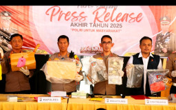Polres Sampang Paparkan Capaian Kinerja 2025: Angka Kriminalitas Terkendali dan Target Asta Cita Terpenuhi