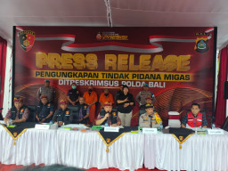 Ungkap Tindak Pidana Migas Bersudsidi Ditreskrimsus Polda Bali Tetapkan Lima Orang Tersangka